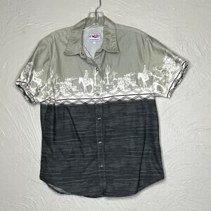 Roper Button Up Size Large - Stylish and Versatile